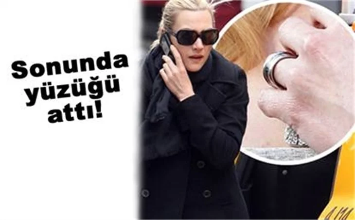 KATE WİNSLET BÖYLE GÖRÜNTÜLENDİ!