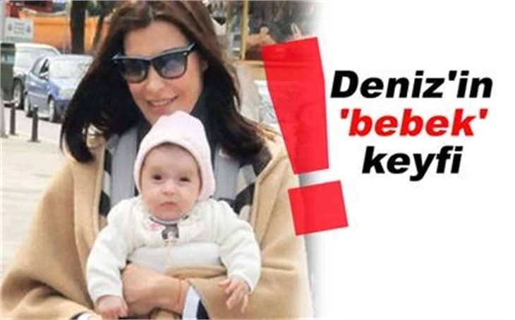 DENİZ AKKAYA MİNİK KIZIYLA BEBEK'TE