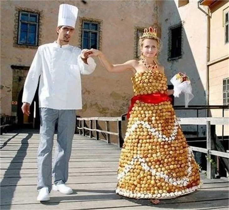 En çılgınca gelinlik modelleri...