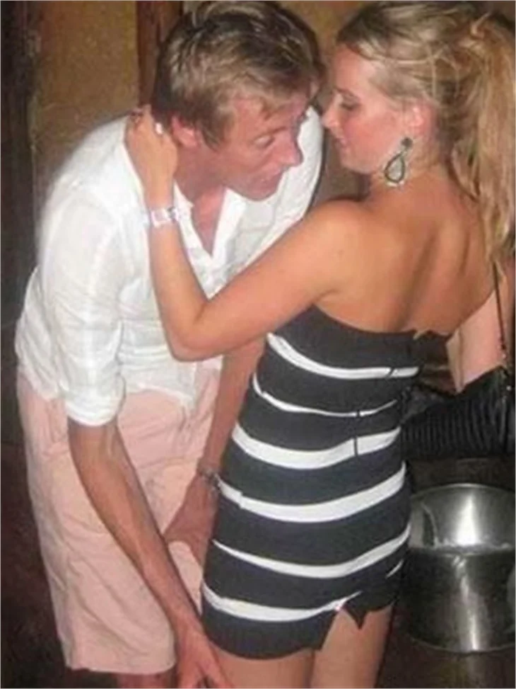 Peter Crouch da hızlı çapkın çıktı..
