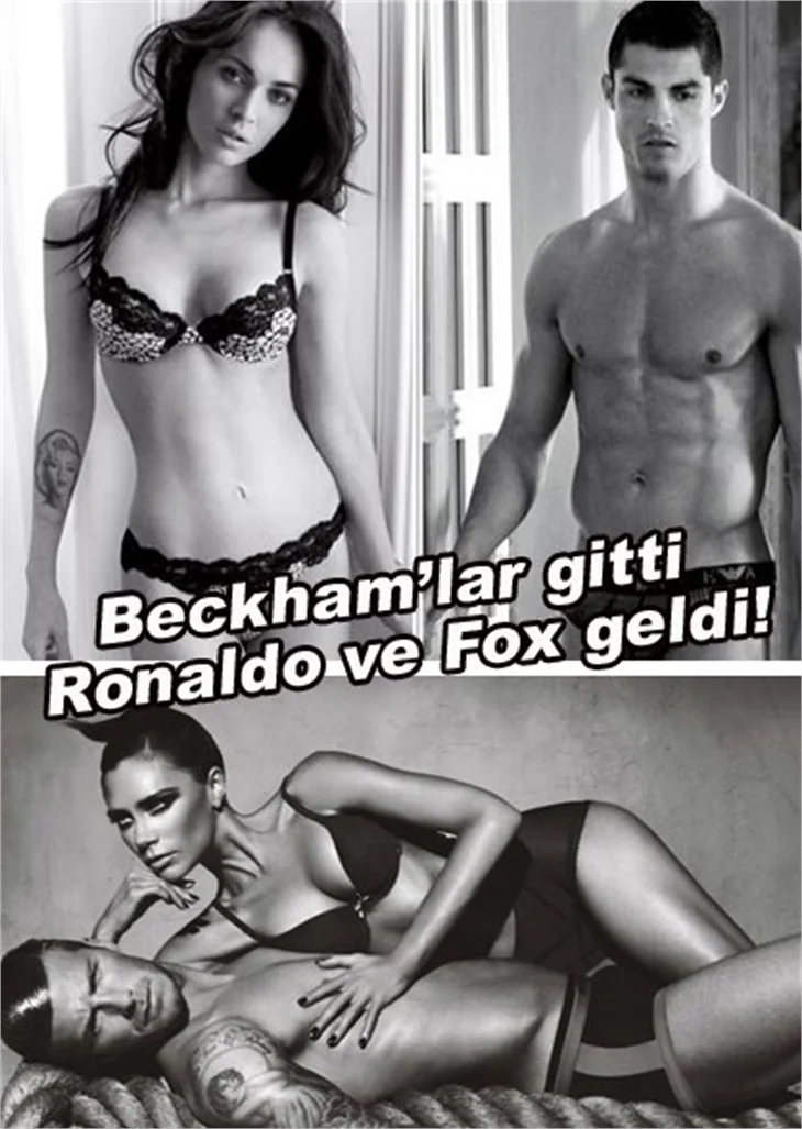 BECKHAM’LAR GİTTİ RONALDO VE FOX GELDİ