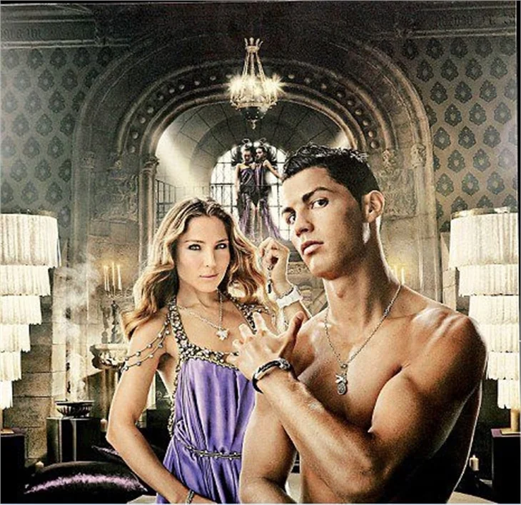 Seksi model Elsa Pataky Ronaldo'yu terletti!