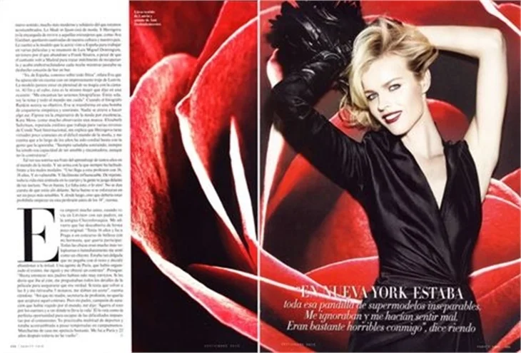 Eva, Vanity Fair dergisinin Eylül sayısında..