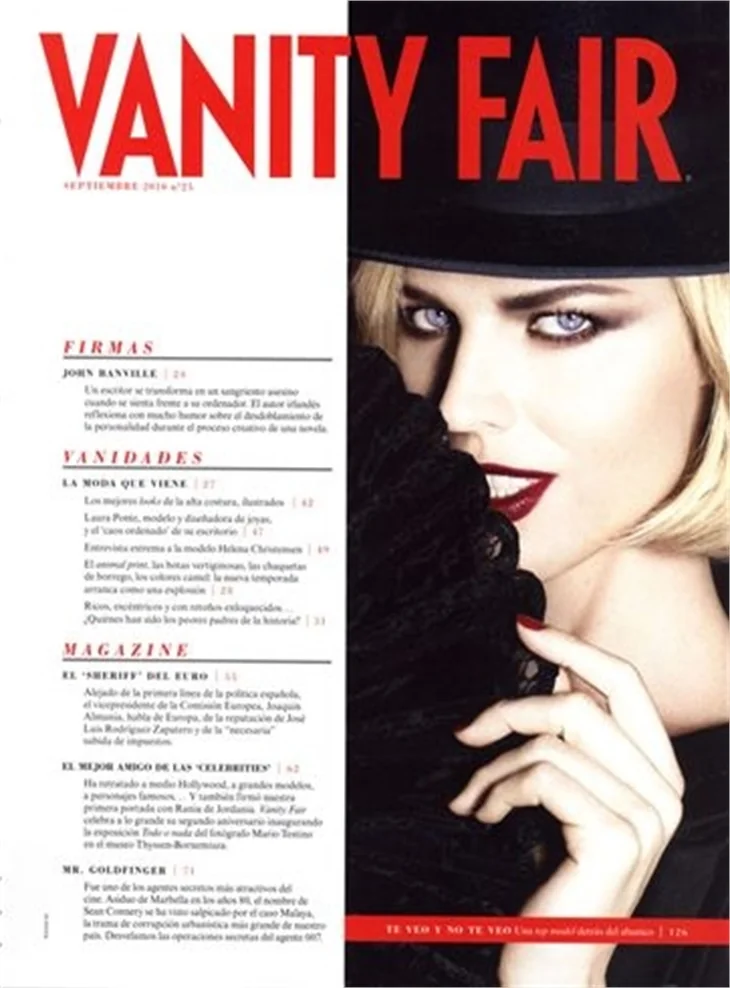Eva, Vanity Fair dergisinin Eylül sayısında..