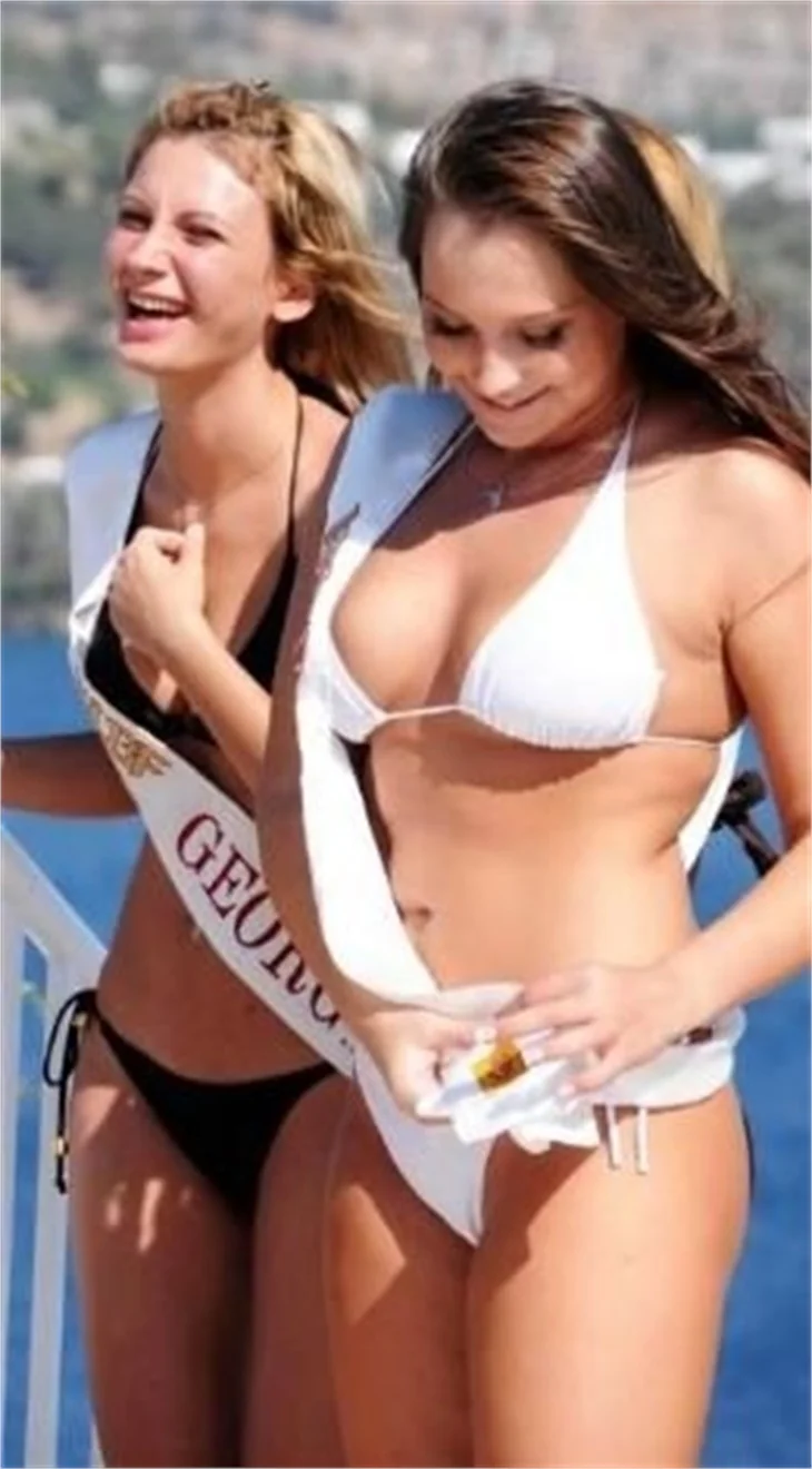 Bodrum'da Miss Turizm güzellik yarışması..
