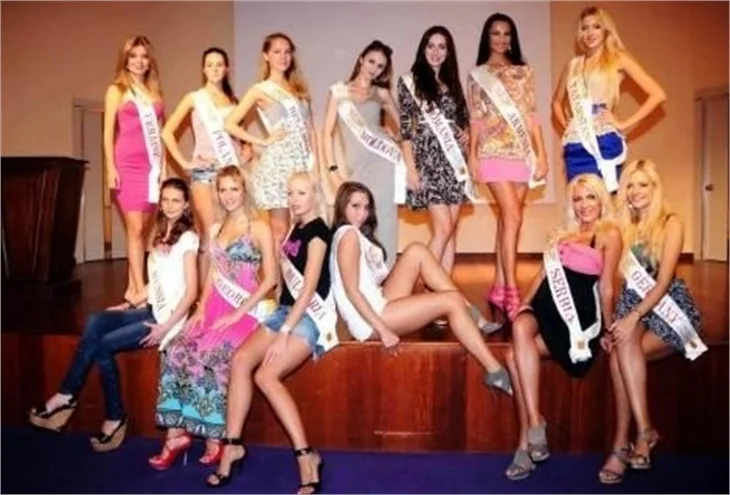 Bodrum'da Miss Turizm güzellik yarışması..