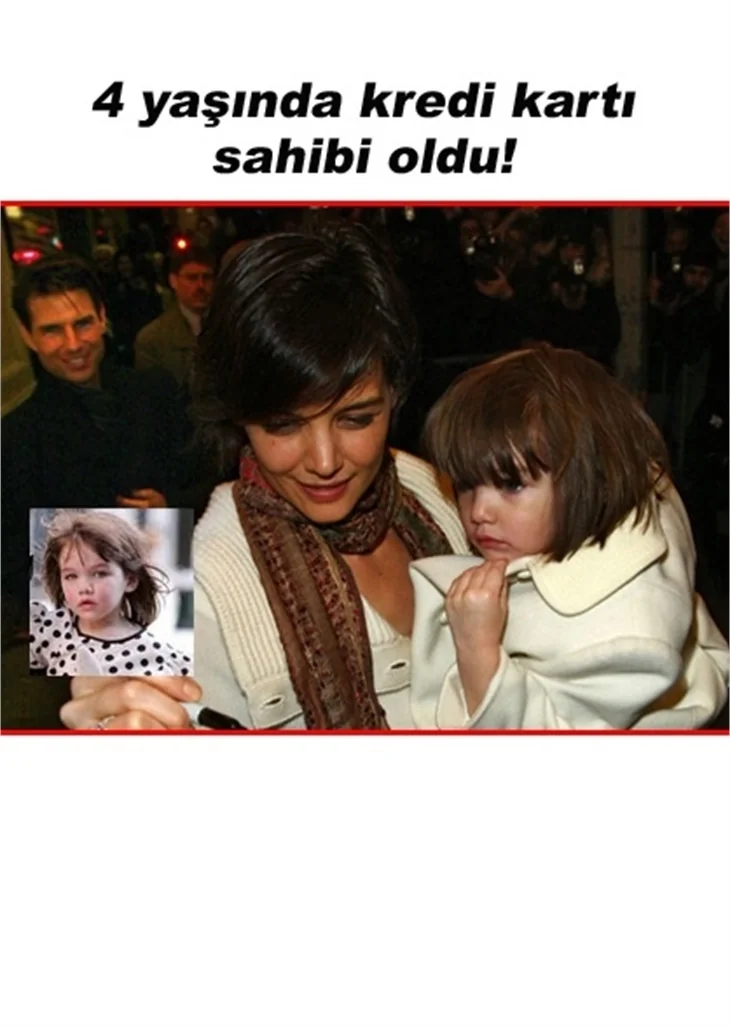 CRUİSE ÇİFTİ, SURİ'YE KREDİ KARTI ÇIKARDI!