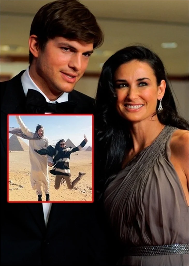 MOORE VE KUTCHER MISIR'DA AŞK TAZELEDİ