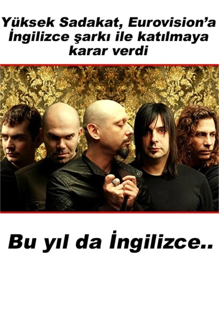 EUROVISION'A İNGİLİZCE ŞARKI İLE GİDECEKLER