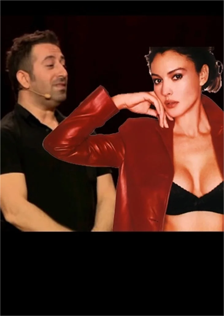 YILMAZ, BELLUCCI İLE PLAJDA TANIŞTI!