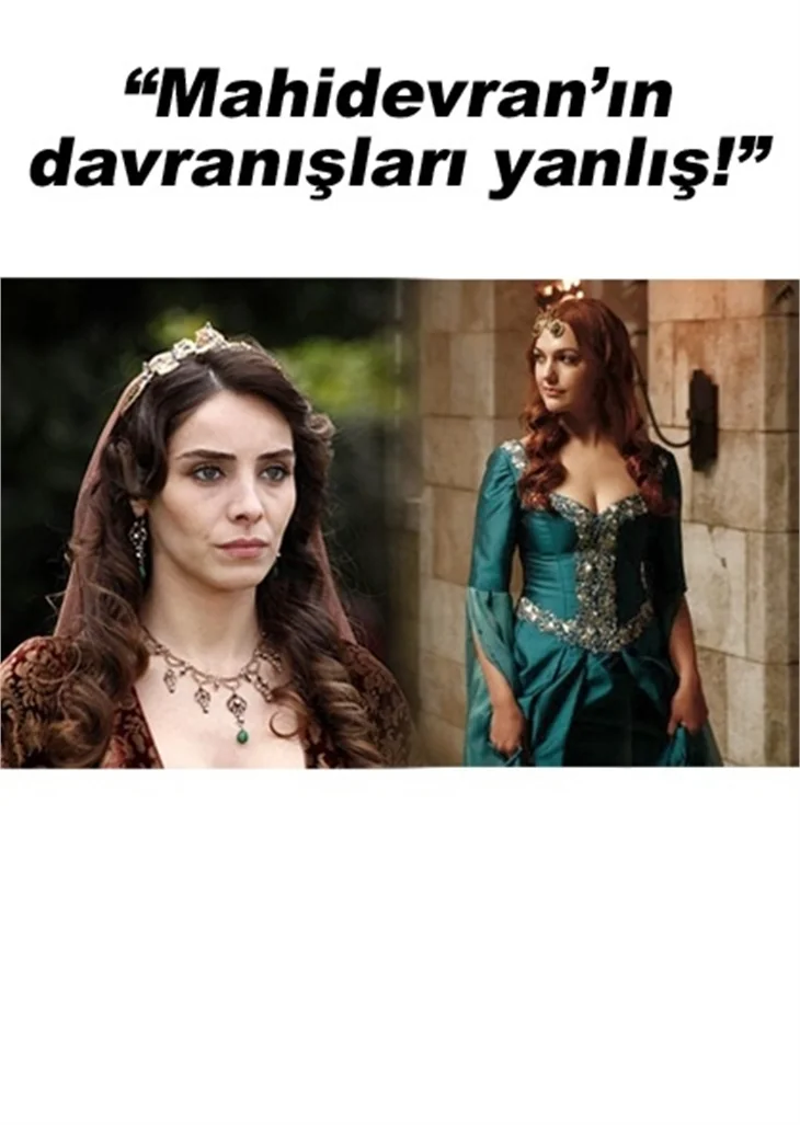 MAHİDEVRAN'DAN HÜRREM SULTAN'A DESTEK!