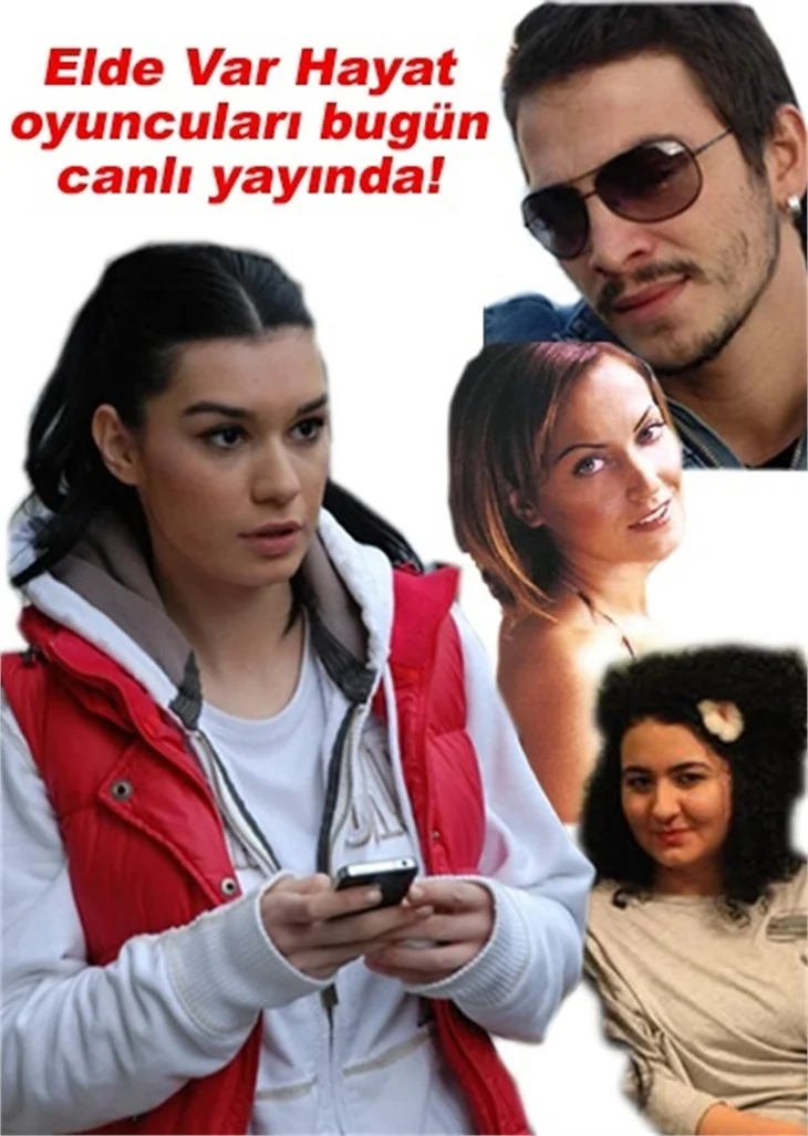 ELDE VAR HAYAT OYUNCULARI CANLI YAYINDA!