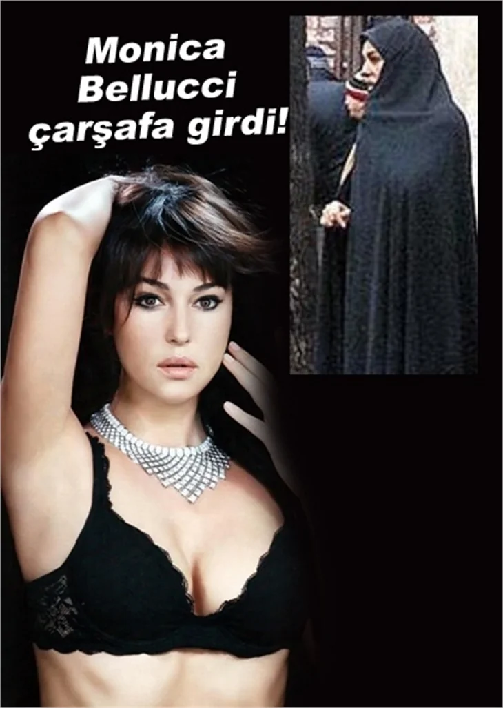 MONICA BELLUCCI ÇARŞAFA GİRDİ!