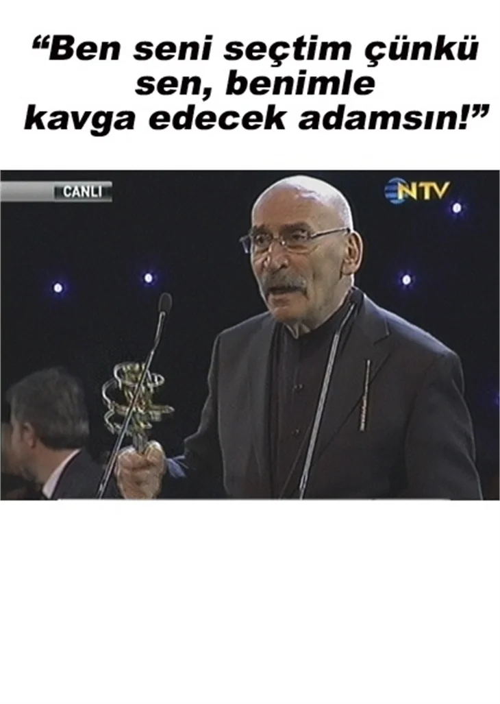 USTA OYUNCUDAN YÖNETMENE ÖVGÜ...