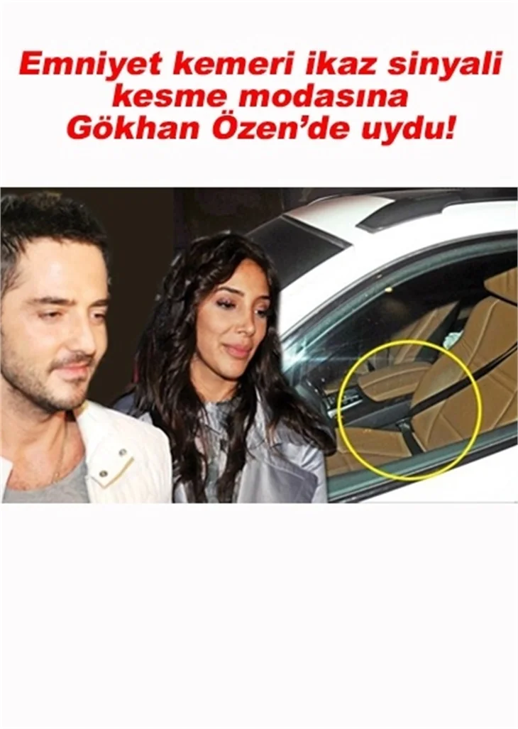 GÖKHAN ÖZENİN ARABASI MODAYA AYAK UYDURDU!