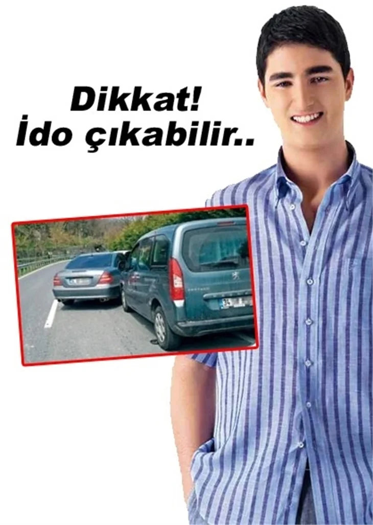 TATLISES'İN OĞLU YOL KESTİ, ARAÇ TEKMELEDİ!