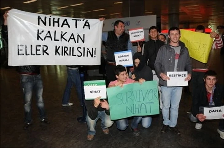 Pascal Nouma'nın adadan dönüşü izdiham yarattı..