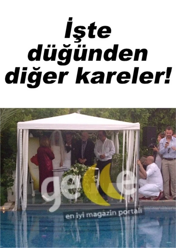 İŞTE DÜĞÜNDEN DİĞER KARELER!