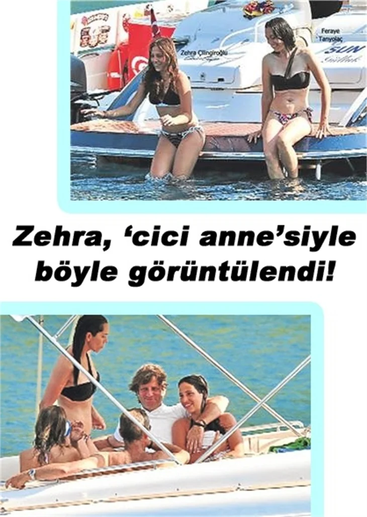 ZEHRA, CİCİ ANNESİYLE BÖYLE GÖRÜNTÜLENDİ!