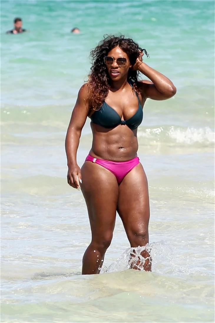 Serena Williams'ın bikinili fotoğrafları..