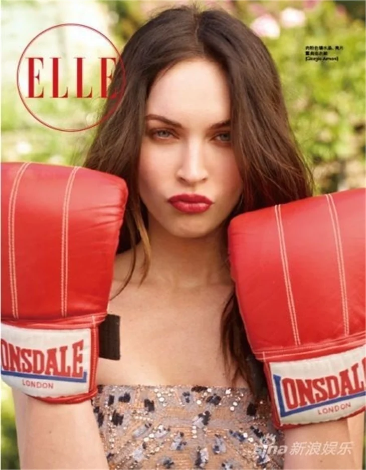 Megan Fox'un Elle dergisine özel pozları..