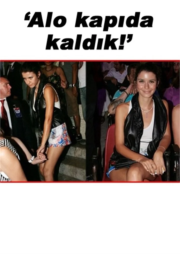 BEREN SAAT VE BELÇİM ERDOĞAN KAPIDA KALDI