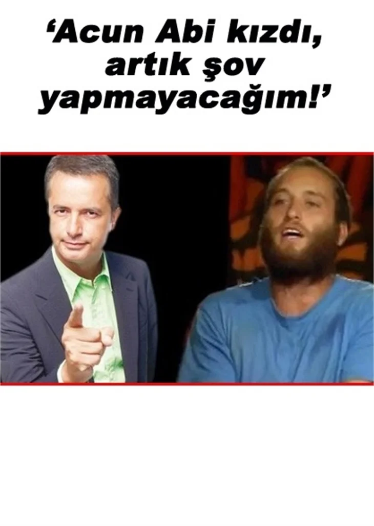 SURVIVOR TANER'E ACUN ILICALI AYARI!