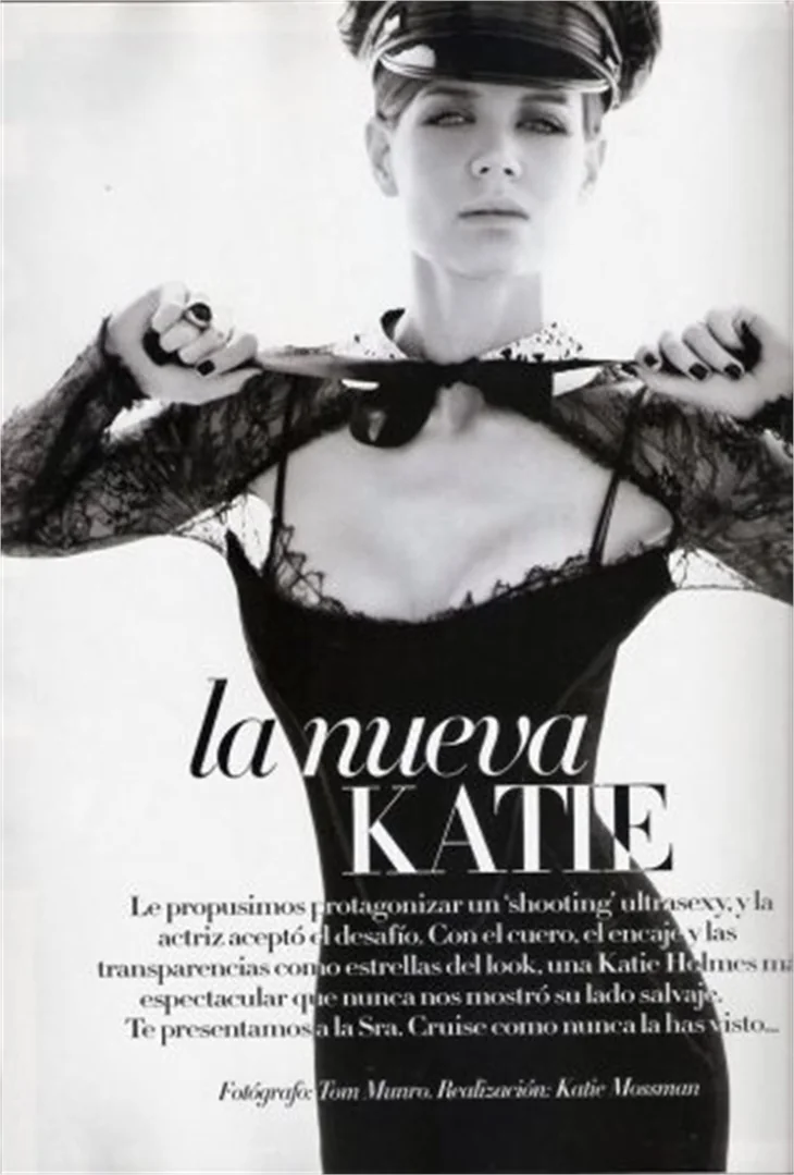 Katie Holmes Vogue dergisine kapak oldu!