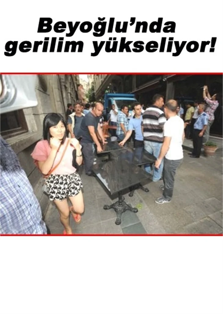 MASA GERGİNLİĞİNE MÜŞTERİLER DE KATILDI!