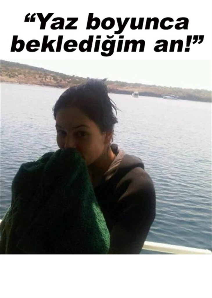 YILDIZ ÇAĞRI ATİKSOY'UN DALIŞ KEYFİ!