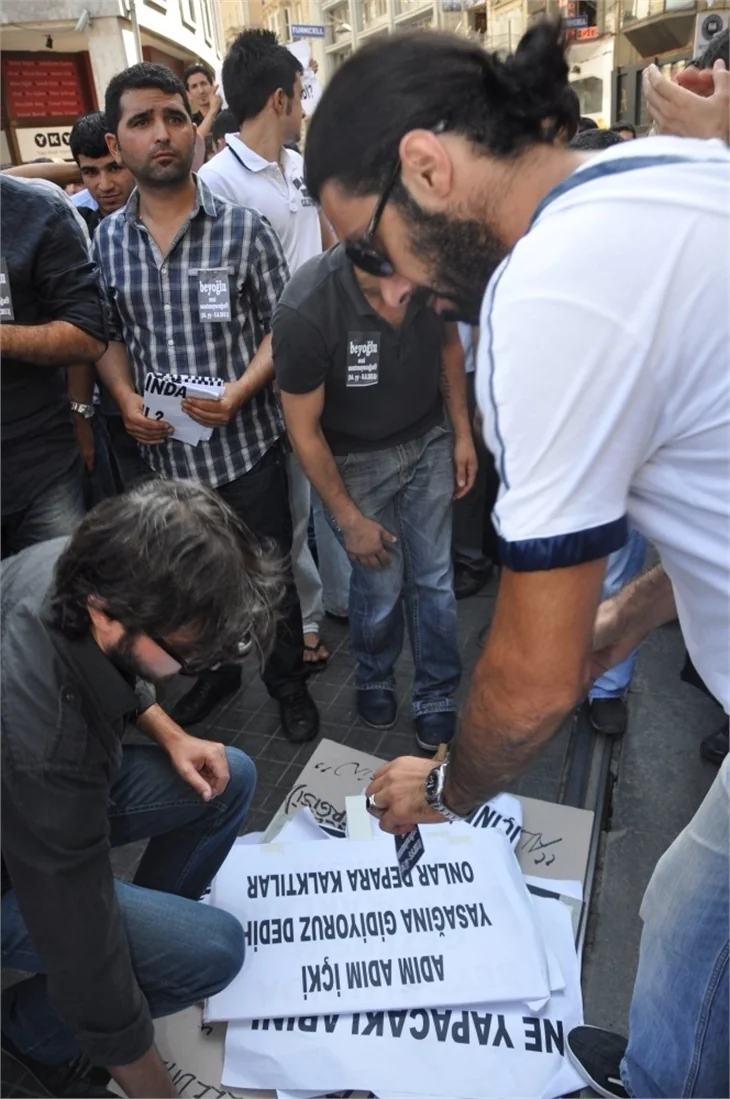 Beyoğlu eylemleri devam ediyor..