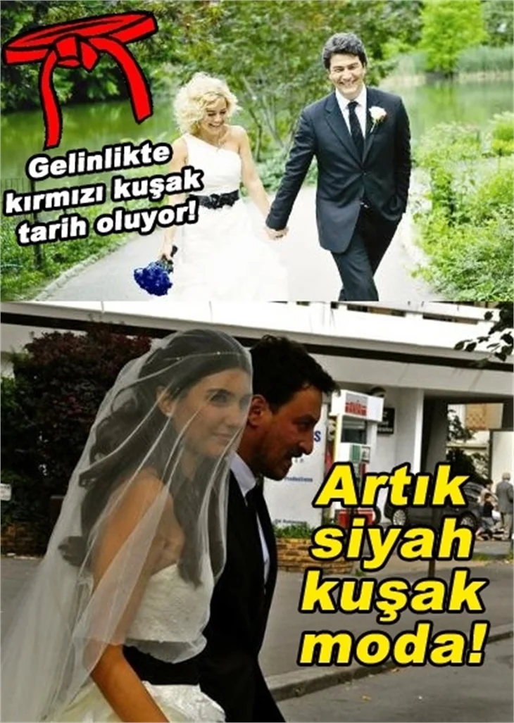GELİNLİKTE KIRMIZI KUŞAK TARIH OLUYOR!