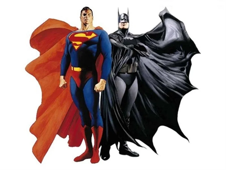 Batman ve Superman çizgi romanlarda kötülerle savaşmıştı...