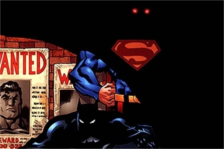 Batman ve Superman çizgi romanlarda kötülerle savaşmıştı...