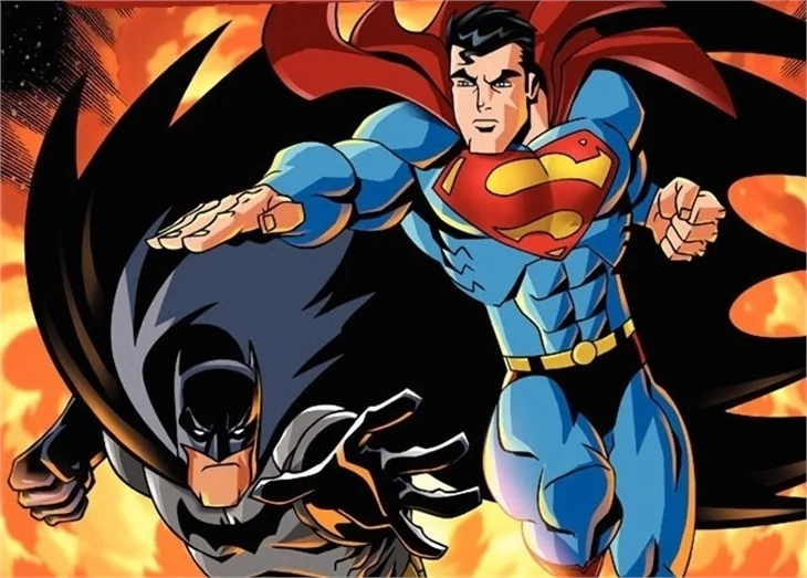 Batman ve Superman çizgi romanlarda kötülerle savaşmıştı...