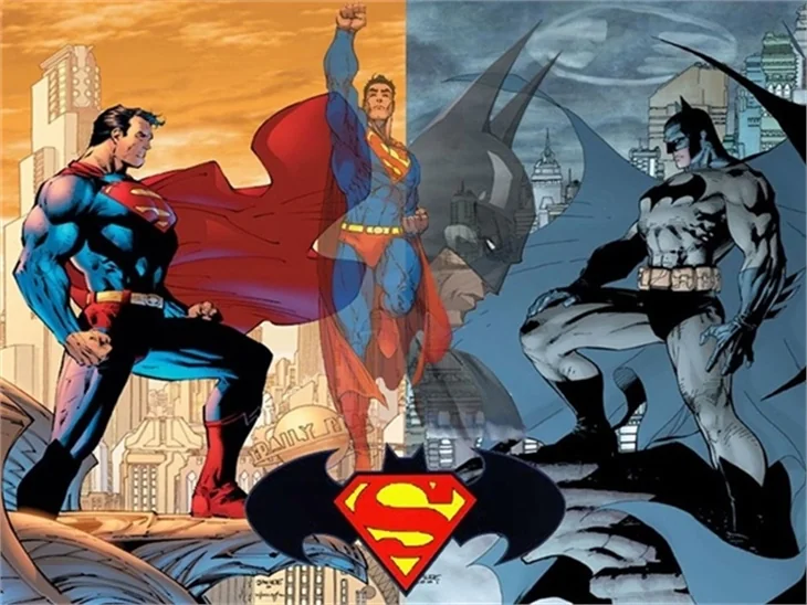 Batman ve Superman çizgi romanlarda kötülerle savaşmıştı...