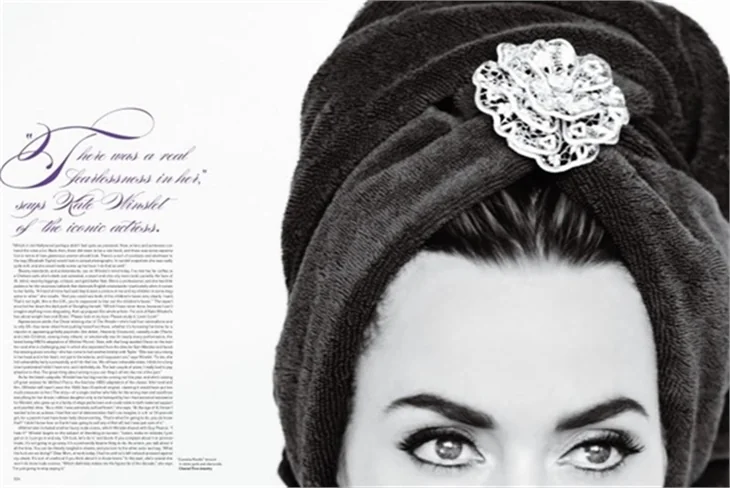 Kate Winslet Liz Taylor kılığına girdi!