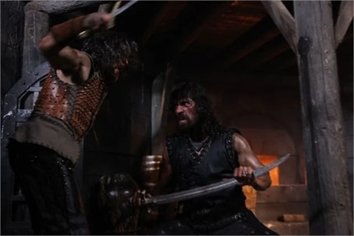 'Fetih 1453' filminde dövüş sahneleri çekildi..