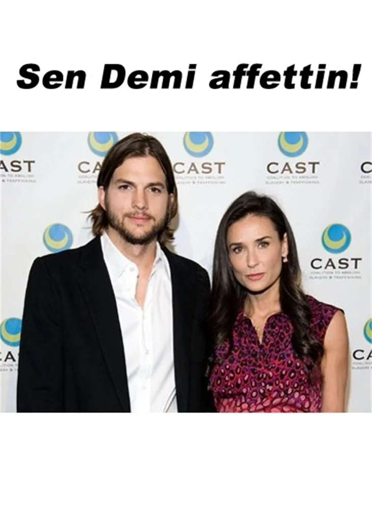 DEMI MOORE VE ASHTON KUTCHER BARIŞTI!
