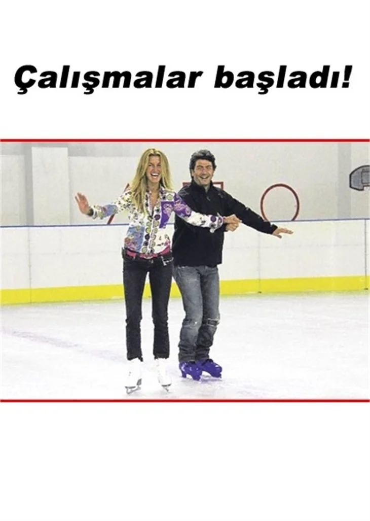 YARIŞMACILAR 'BUZDA DANS'A ISINIYOR!