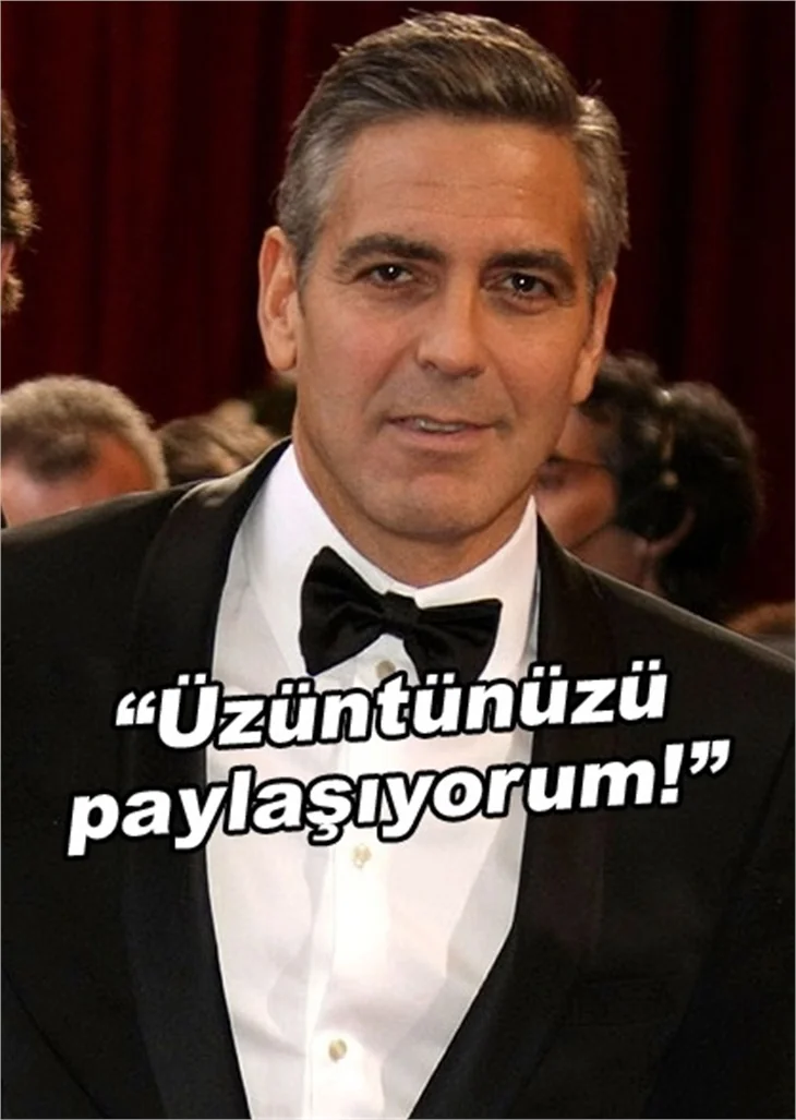 GEORGE CLOONEY'DEN DEPREM MESAJI!