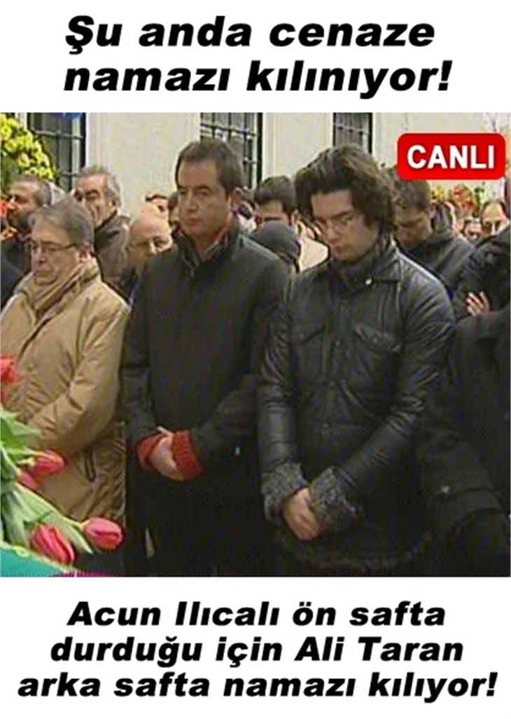 CENAZE NAMAZI KILINIYOR!