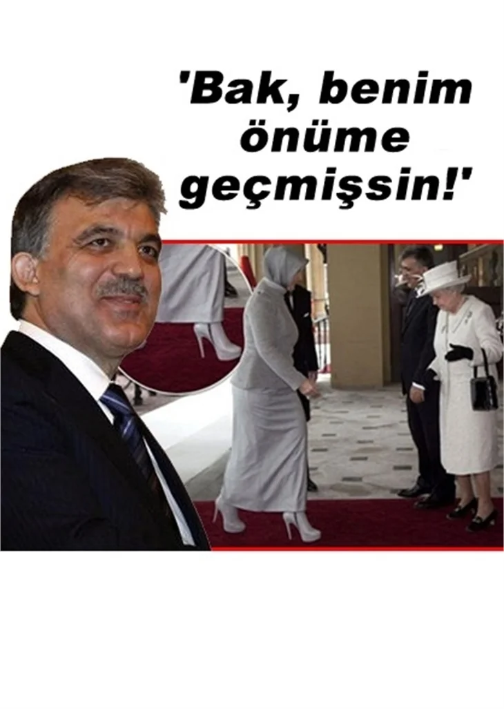 ABDULLAH GÜL'DEN EŞİNE ESPRİLİ GÖNDERME!