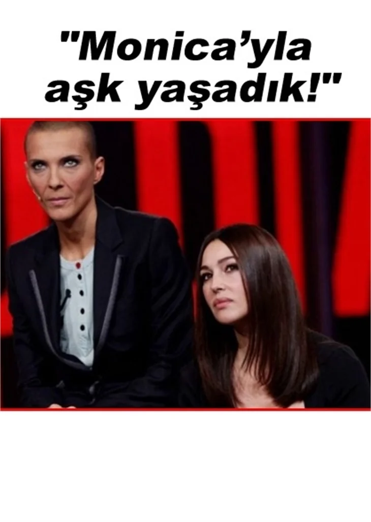 İTALYAN GÜZEL BELLUCCI'YE LEZBİYEN İLİŞKİ İDDİASI!