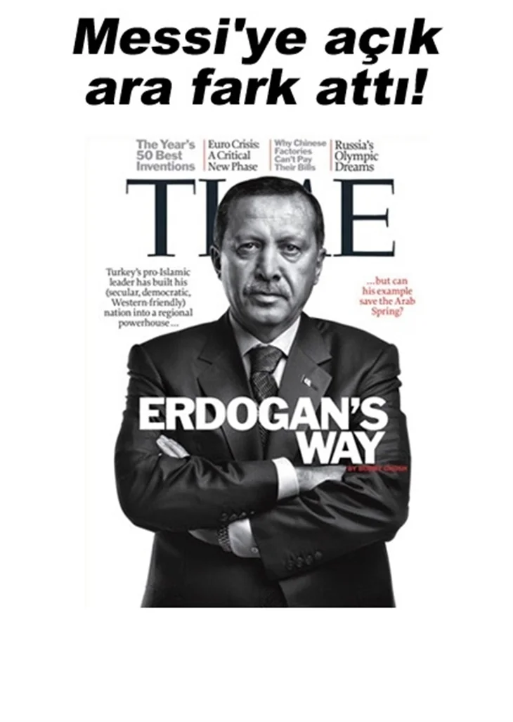 TIME'IN ANKETİNE GÖRE ''YILIN KİŞİSİ'' ERDOĞAN!