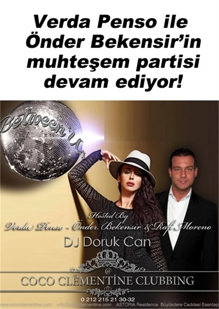 ÖNDER BEKENSİR VE VERDA PENSO GECELERE DAMGA VURUYOR!