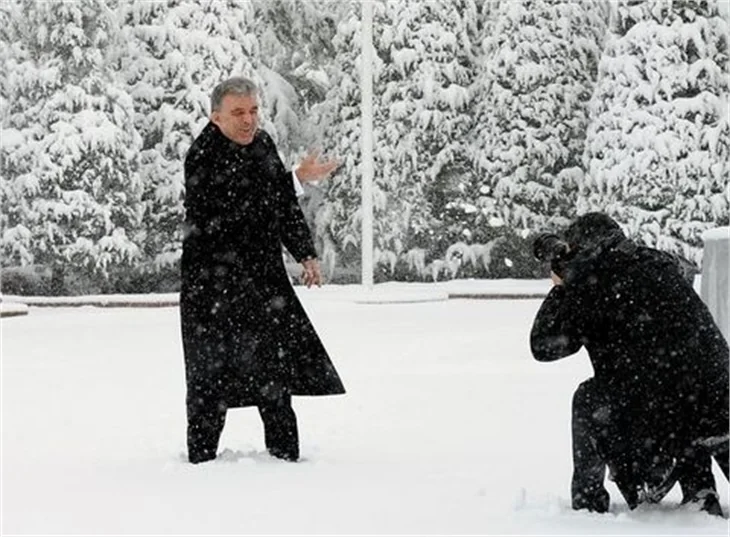 Abdullah Gül'ün köşkteki kar sefası