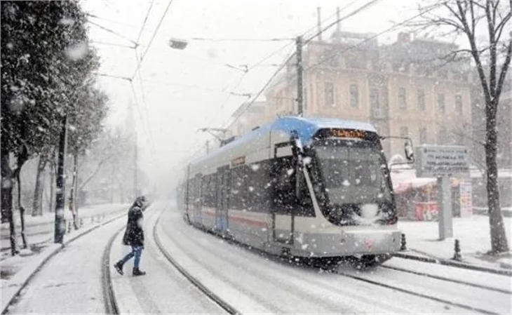 İstanbul'dan kar manzaraları..