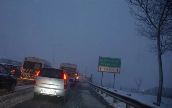 İstanbul'dan kar manzaraları..