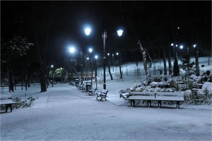 İstanbul'dan kar manzarları...